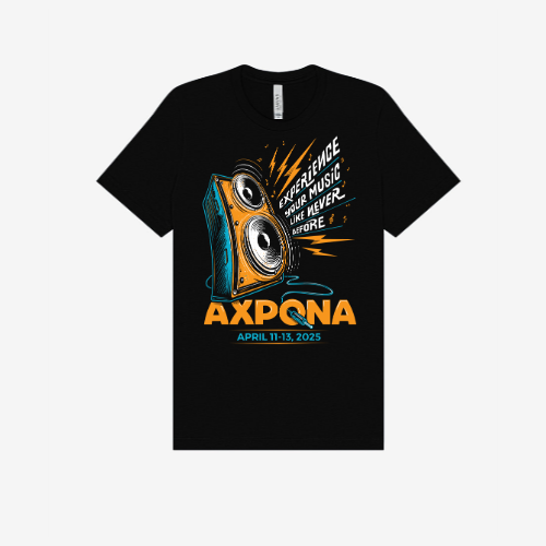 Official AXPONA 2025 T-Shirt - Cotton Blend