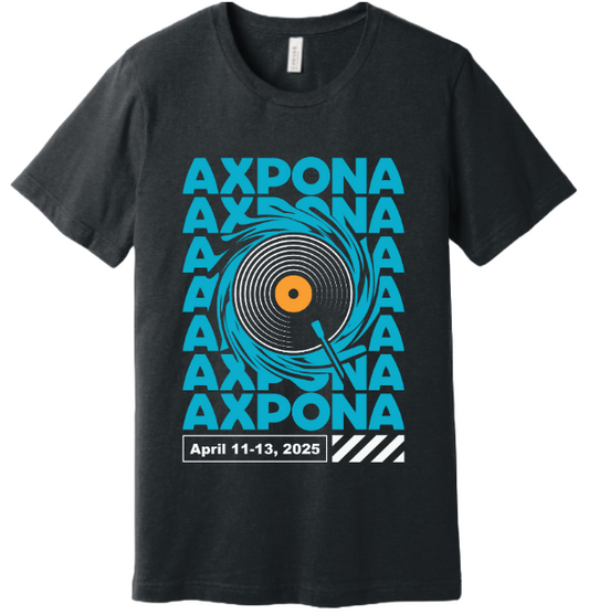 AXPONA 2025 Record T-Shirt - Cotton Blend
